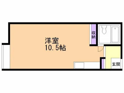 コロン【104号室】の間取り