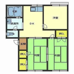 リバティ【0101号室】の間取り