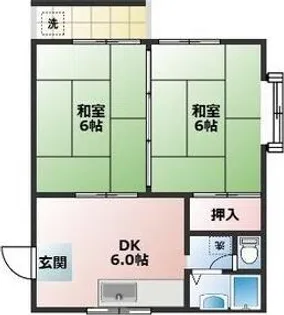 レジデンス澤井【2階】の間取り