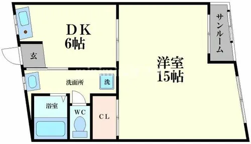 ヴィラナリー港晴【3階】の間取り