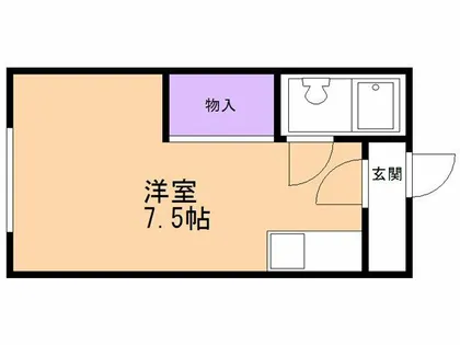 ハイツレイメイ【206号室】の間取り