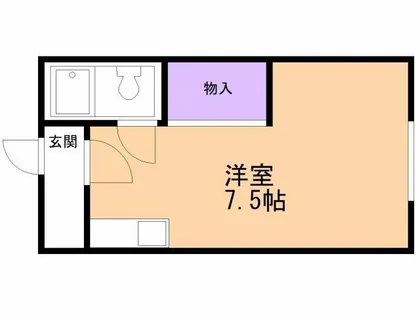 ハイツレイメイ【202号室】の間取り
