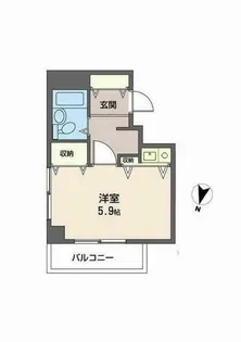 エス・アイウィング【0407号室】の間取り