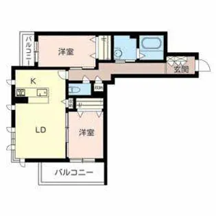 フェリーチェ【0203号室】の間取り