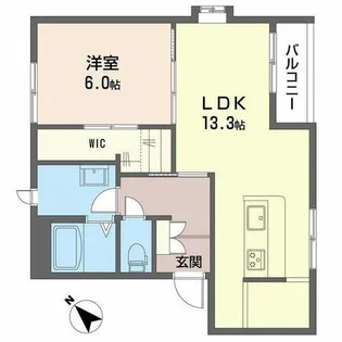 ハイツダイショウII【0201号室】の間取り