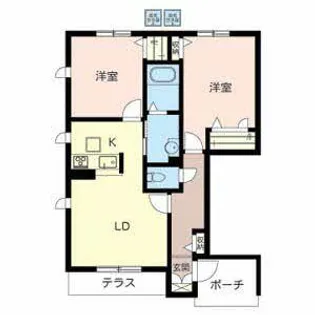 マーベラスコートI・II【1101号室】の間取り