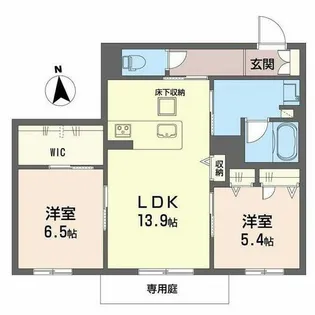 エクセレント 新大宮【0101号室】の間取り