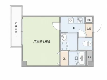 アヴェーレ早苗町【7階】の間取り