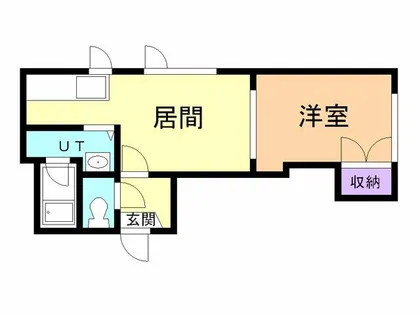 メゾンサンク【203号室】の間取り