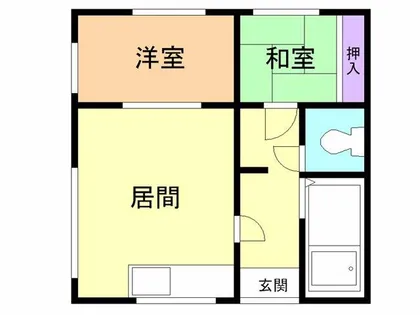 ファミリーコーポB棟【102号室】の間取り