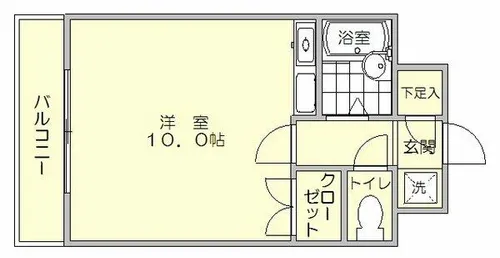 中良ビル【3階】の間取り