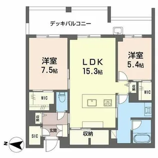 シャトードール プレミア【0102号室】の間取り