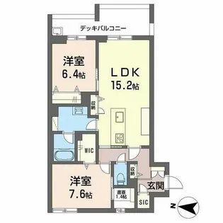 シャトードール プレミア【0103号室】の間取り