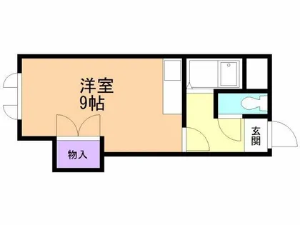 E.Sアベニュー ヒラノアパートメント【205号室】の間取り