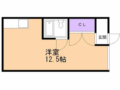 コーポ大友1【2号室】の間取り