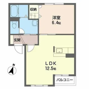 グランパルク【0102号室】の間取り