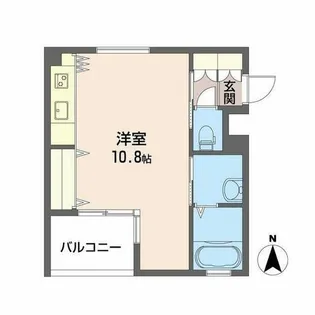 1Rの間取り画像