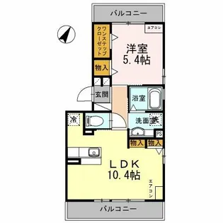 向日葵【302号室】の間取り