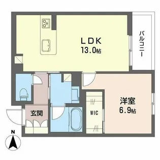 グラン フェリシア【0202号室】の間取り