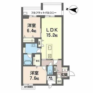 シャトードール プレミア【0203号室】の間取り