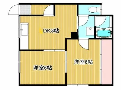 No.1福盛ハイツA棟【1号室】の間取り