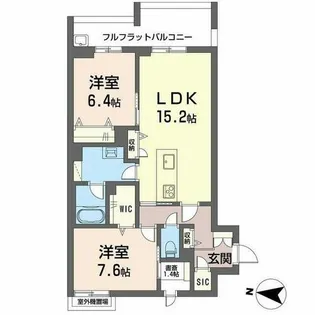 シャトードール プレミア【0303号室】の間取り