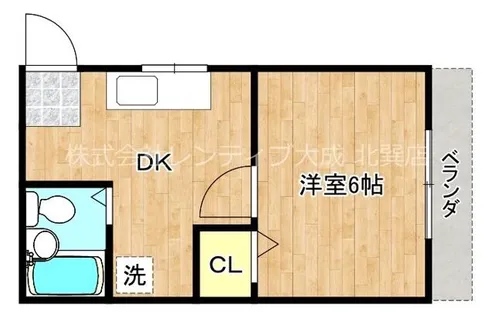 森ハイツ【1階】の間取り