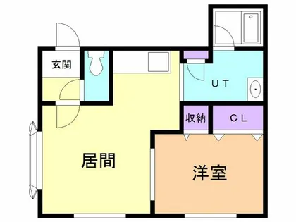 コーポドレア【101号室】の間取り