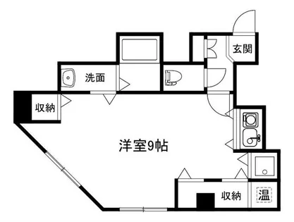 エーデルハイム三共【4階】の間取り