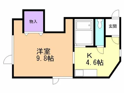 ドリームハイツ【102号室】の間取り