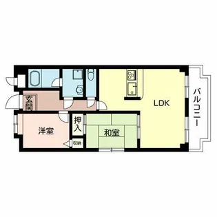 レジデンスコマイ【0601号室】の間取り