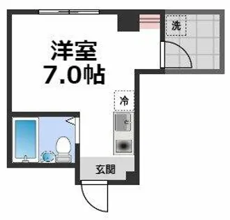 サンコート玉津【2階】の間取り