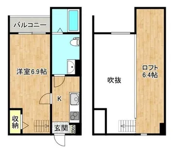 K’s ヴィラ【2階】の間取り