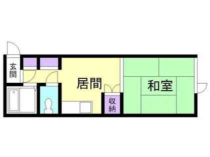 ファミール栄町【104号室】の間取り