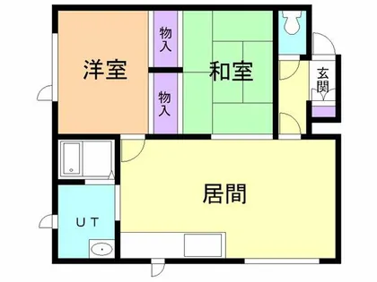 ハイツアリス【102号室】の間取り