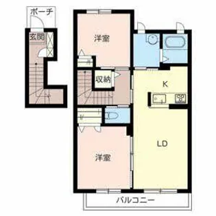 シャーメゾン 秋山B【0202号室】の間取り