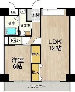 ロベリア弐番館【8階】の間取り