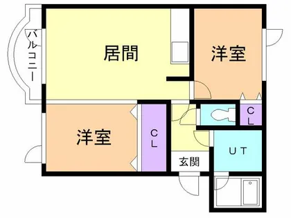 コーポシーラ【303号室】の間取り