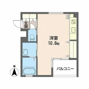 CUBE【0114号室】の間取り