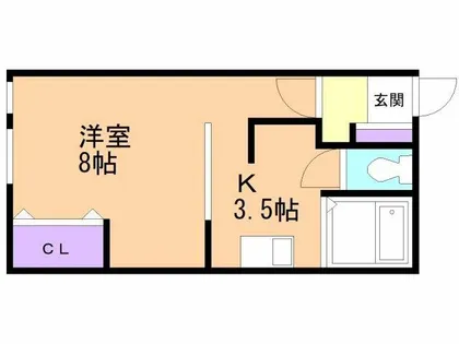 マンションプレビア【102号室】の間取り