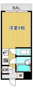 プレジデント横田【5階】の間取り