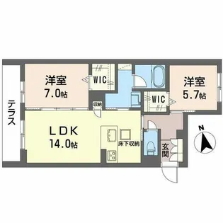 ソラマ【0101号室】の間取り