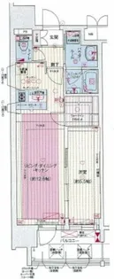 プレサンス心斎橋ニスト【11階】の間取り