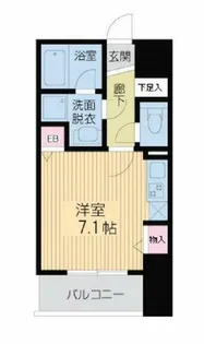 レジデンス本町【11階】の間取り