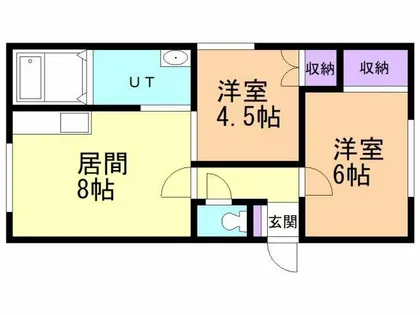 パークステーション【101号室】の間取り