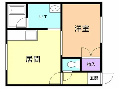 パークステーション【105号室】の間取り