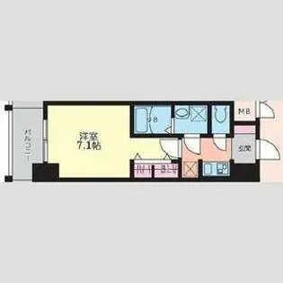 S-RESIDENCE三国WEST【9階】の間取り