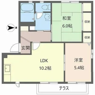 エルドラード五位堂【B101号室】の間取り