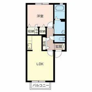 グーテンターク【0105号室】の間取り