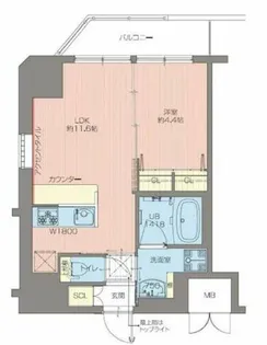 プレジオ都島本通【3階】の間取り